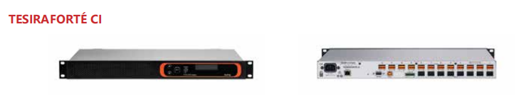 BIAMP TESIRAFORTé CI 數字音頻服務器(12路輸入8路輸出)