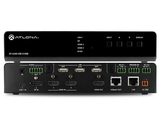 Atlona BYOD無線解決方案/五輸入AT-UHD-SW-510W