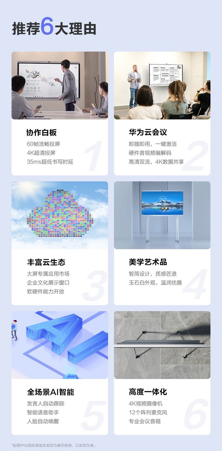 華為會(huì)議平板價(jià)格 智慧大屏投影音視頻終端 企業(yè)智慧屏IdeaHub Pro 86
