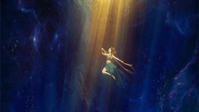 燈光系統與舞者配合下的《洛神水賦》