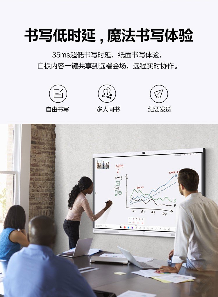 華為會(huì)議平板價(jià)格 智慧大屏投影音視頻終端 企業(yè)智慧屏IdeaHub Pro 86
