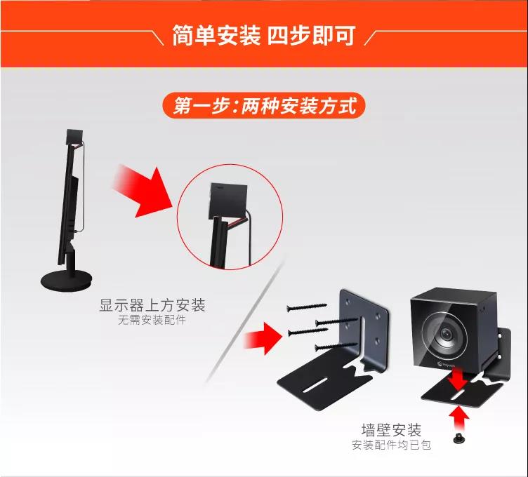 寶利通(Polycom)EagleEye Cube USB/HDCI視頻會議高清攝像頭 